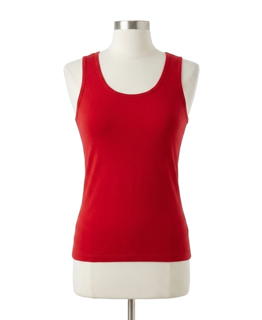 NEW ANGEL bra friendly tank top in red